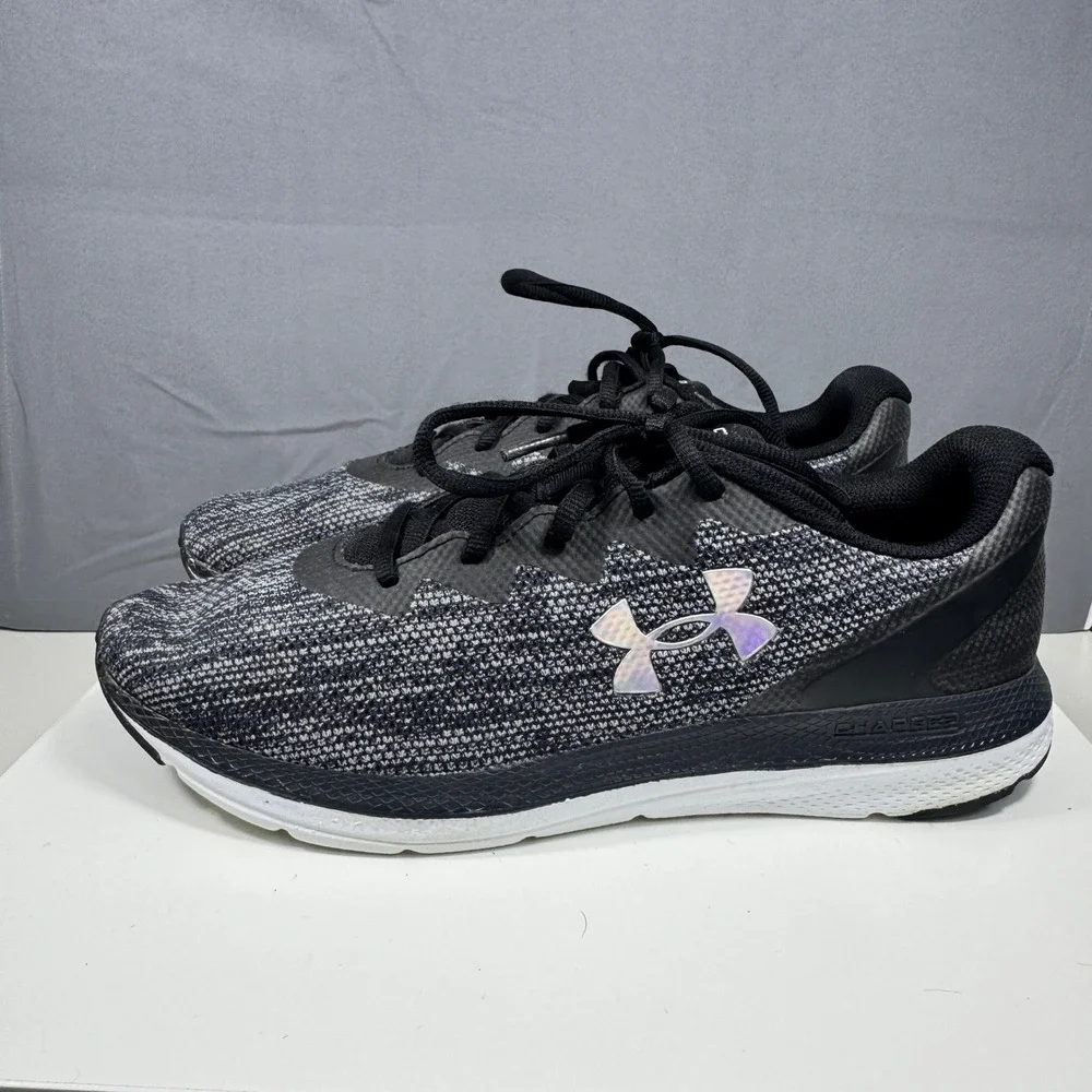 Under Armour Charged Impulse 2 Knit Womens Size 11 Black Running Shoes